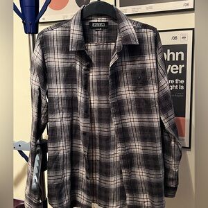 Long sleeve flannel button up